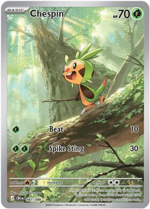 Chespin 087/086 - Holofoil ME04 Chaos Rising