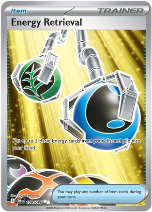 Energy Retrieval 108/086 - Holofoil ME04 Chaos Rising