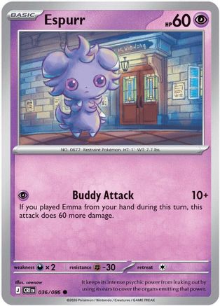 Espurr 036/086  ME04 Chaos Rising