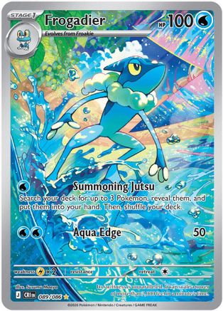Frogadier 089/086 - Holofoil ME04 Chaos Rising