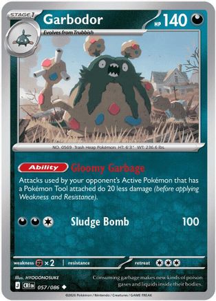 Garbodor 057/086  ME04 Chaos Rising