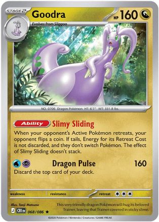 Goodra 068/086 - Holofoil ME04 Chaos Rising