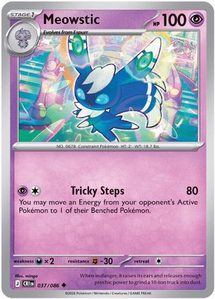 Meowstic 037/086  ME04 Chaos Rising