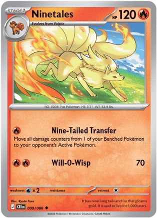 Ninetales 009/086  ME04 Chaos Rising