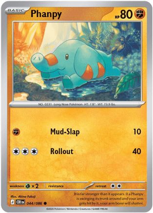 Phanpy 044/086  ME04 Chaos Rising