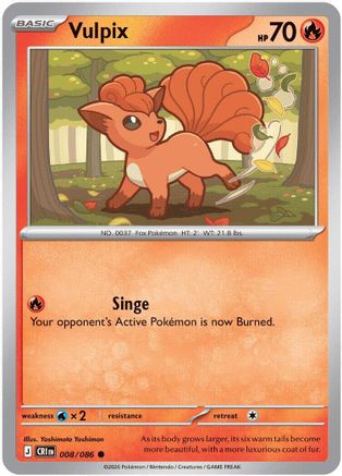Vulpix 008/086  ME04 Chaos Rising