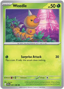 Weedle 001/086 - Reverse Holofoil ME04 Chaos Rising