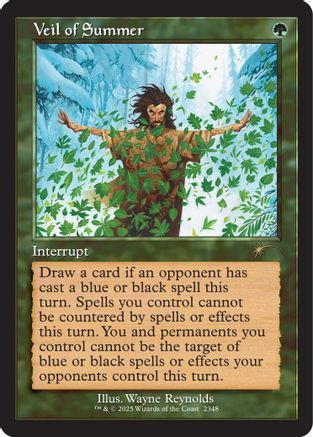 Veil of Summer (2348) (SLD-2348)  Foil - Secret Lair Drop Series