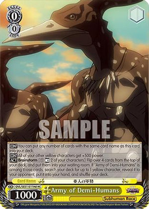 Army of Demi-Humans (D) (HC) (OVL/SE51-E11Hd HC) - Nazarick: Tomb of the Undead Vol.3 Extra Booster