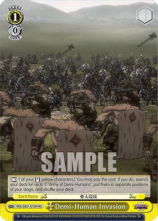 Demi-Human Invasion (HU) (OVL/SE51-E15H HU) - Nazarick: Tomb of the Undead Vol.3 Extra Booster
