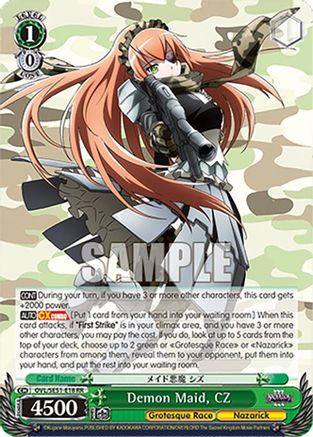 Demon Maid, CZ (OVL/SE51-E18 RR) - Nazarick: Tomb of the Undead Vol.3 Extra Booster