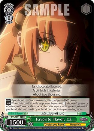 Favorite Flavor, CZ (OVL/SE51-E20 R) - Nazarick: Tomb of the Undead Vol.3 Extra Booster