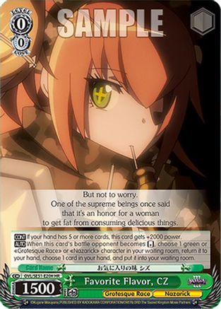 Favorite Flavor, CZ (HR) (OVL/SE51-E20H HR) - Nazarick: Tomb of the Undead Vol.3 Extra Booster