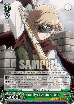 Mad-Eyed Archer, Neia (HR) (OVL/SE51-E22H HR) - Nazarick: Tomb of the Undead Vol.3 Extra Booster