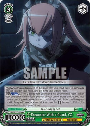 Encounter With a Guard, CZ (HR) (OVL/SE51-E26H HR) - Nazarick: Tomb of the Undead Vol.3 Extra Booster