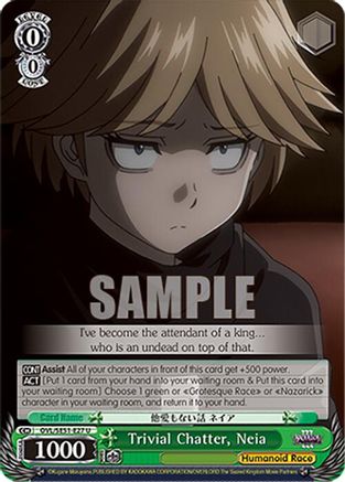 Trivial Chatter, Neia (OVL/SE51-E27 U) - Nazarick: Tomb of the Undead Vol.3 Extra Booster