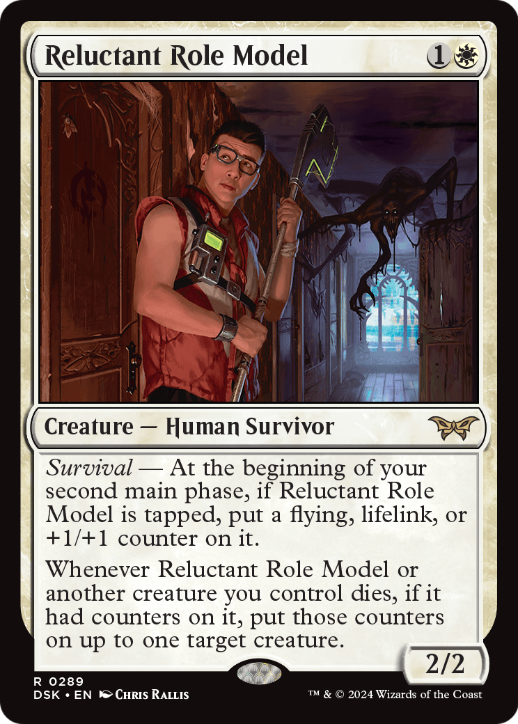 Reluctant Role Model (0289) (DSK-289)  Foil - Duskmourn: House of Horror