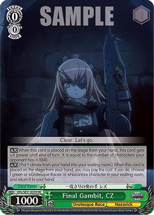 Final Gambit, CZ (HC) (OVL/SE51-E33H HC) - Nazarick: Tomb of the Undead Vol.3 Extra Booster