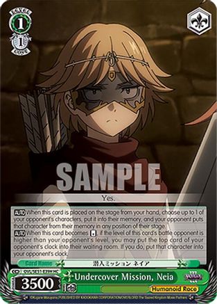 Undercover Mission, Neia (HC) (OVL/SE51-E39H HC) - Nazarick: Tomb of the Undead Vol.3 Extra Booster