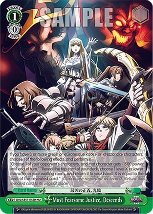 Most Fearsome Justice, Descends (HU) (OVL/SE51-E43H HU) - Nazarick: Tomb of the Undead Vol.3 Extra Booster