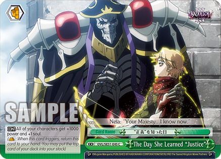 The Day She Learned "Justice" (OVL/SE51-E45 C) - Nazarick: Tomb of the Undead Vol.3 Extra Booster