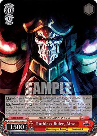Ruthless Ruler, Ainz (HRR) (OVL/SE51-E46H HRR) - Nazarick: Tomb of the Undead Vol.3 Extra Booster