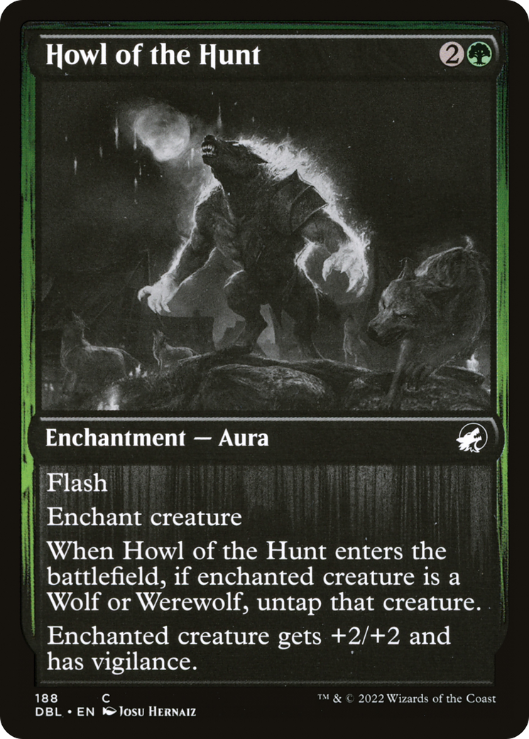 Howl of the Hunt (DBL-188)  Foil - Innistrad: Double Feature