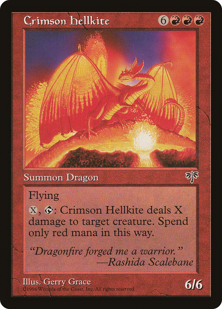 Crimson Hellkite (MIR-)  - Mirage