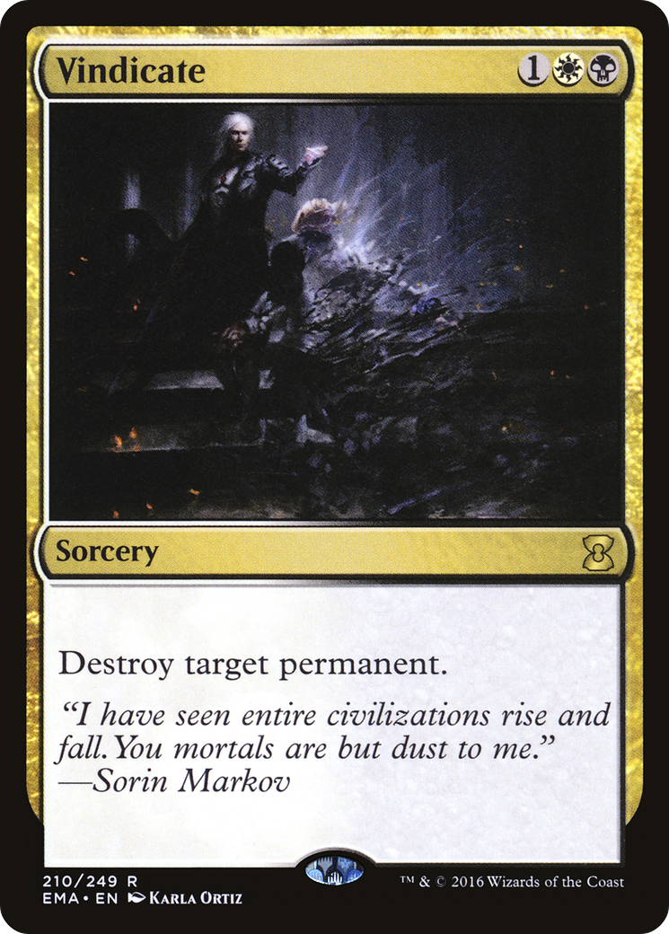 Vindicate (EMA-210)  - Eternal Masters