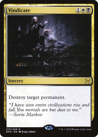 Vindicate (EMA-210)  Foil - Eternal Masters