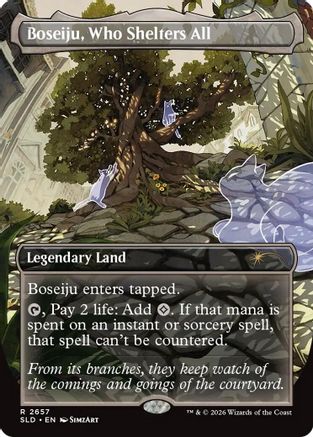 Boseiju, Who Shelters All (SLD-2657)  Foil - Secret Lair Drop Series