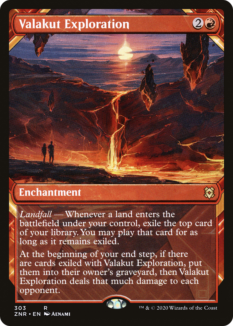 Valakut Exploration (Showcase) (ZNR-303)  - Zendikar Rising: (Showcase)