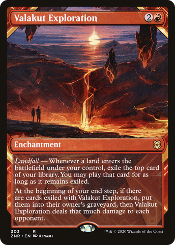 Valakut Exploration (Showcase) (ZNR-303)  Foil - Zendikar Rising: (Showcase)