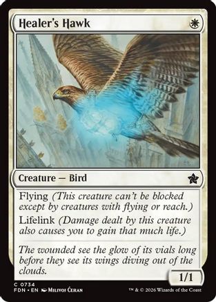 Healer's Hawk (0734) (FDN-734)  - Foundations
