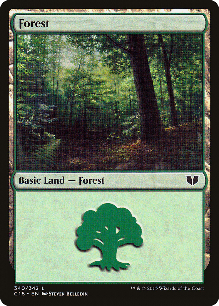 Forest (340) (C15-340)  - Commander 2015