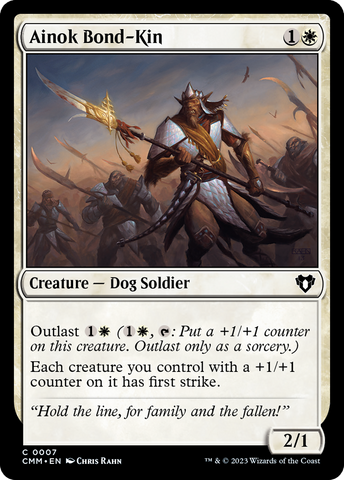 Ainok Bond-Kin (CMM-007)  - Commander Masters