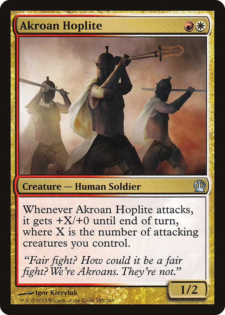 Akroan Hoplite (THS-185)  - Theros