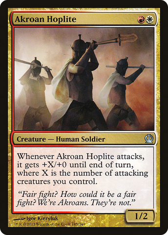 Akroan Hoplite (THS-185)  - Theros