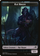 Rat Rogue Token (NEO-005) - Kamigawa: Neon Dynasty Tokens Foil
