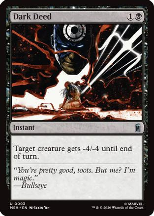 Dark Deed (MSH-093)  Foil - Marvel Super Heroes