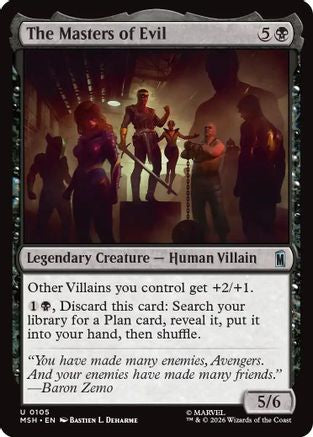 The Masters of Evil (MSH-105)  Foil - Marvel Super Heroes