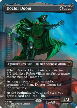 Doctor Doom (Borderless) (336) (MSH-336)  - Marvel Super Heroes