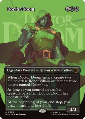 Doctor Doom (Borderless) (365) (MSH-365)  Foil - Marvel Super Heroes
