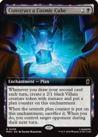 Construct a Cosmic Cube (Extended Art) (MSH-406)  - Marvel Super Heroes