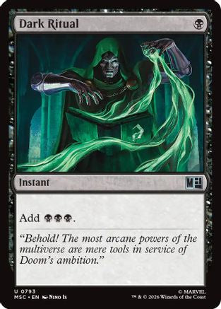 Dark Ritual (MSC-793)  Foil - Commander: Marvel Super Heroes