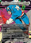 Captain America, Super-Soldier (Borderless) (0316) (MSH-316)  Foil - Marvel Super Heroes