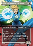 Invisible Woman, Sue Storm (Borderless) (MSH-323)  Foil - Marvel Super Heroes