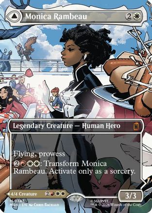 Monica Rambeau (Borderless) (0345) (MSH-345)  Foil - Marvel Super Heroes