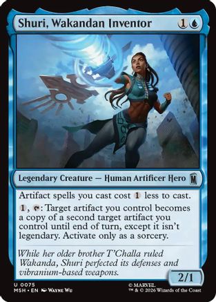 Shuri, Wakandan Inventor (MSH-075)  Foil - Marvel Super Heroes