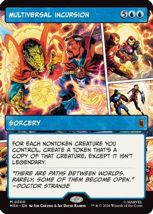 Multiversal Incursion (Borderless) (MSH-300)  - Marvel Super Heroes